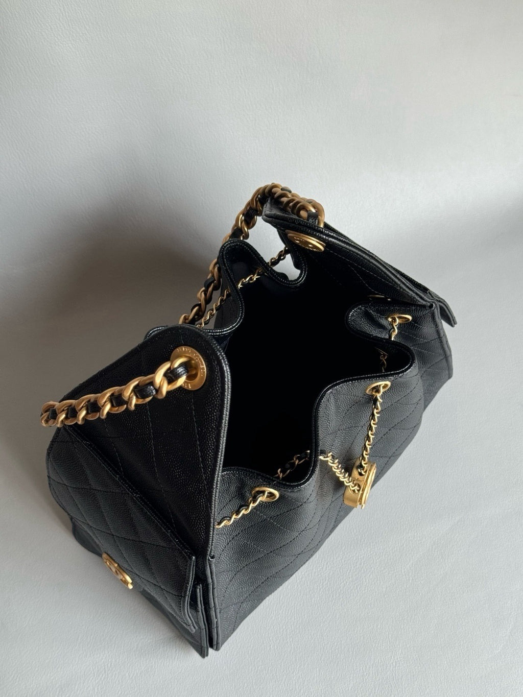 CHANEL-25BAG golden/sliver