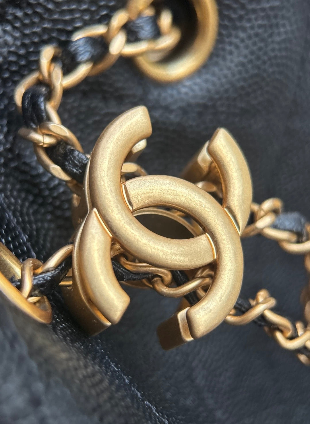 CHANEL-25BAG golden/sliver