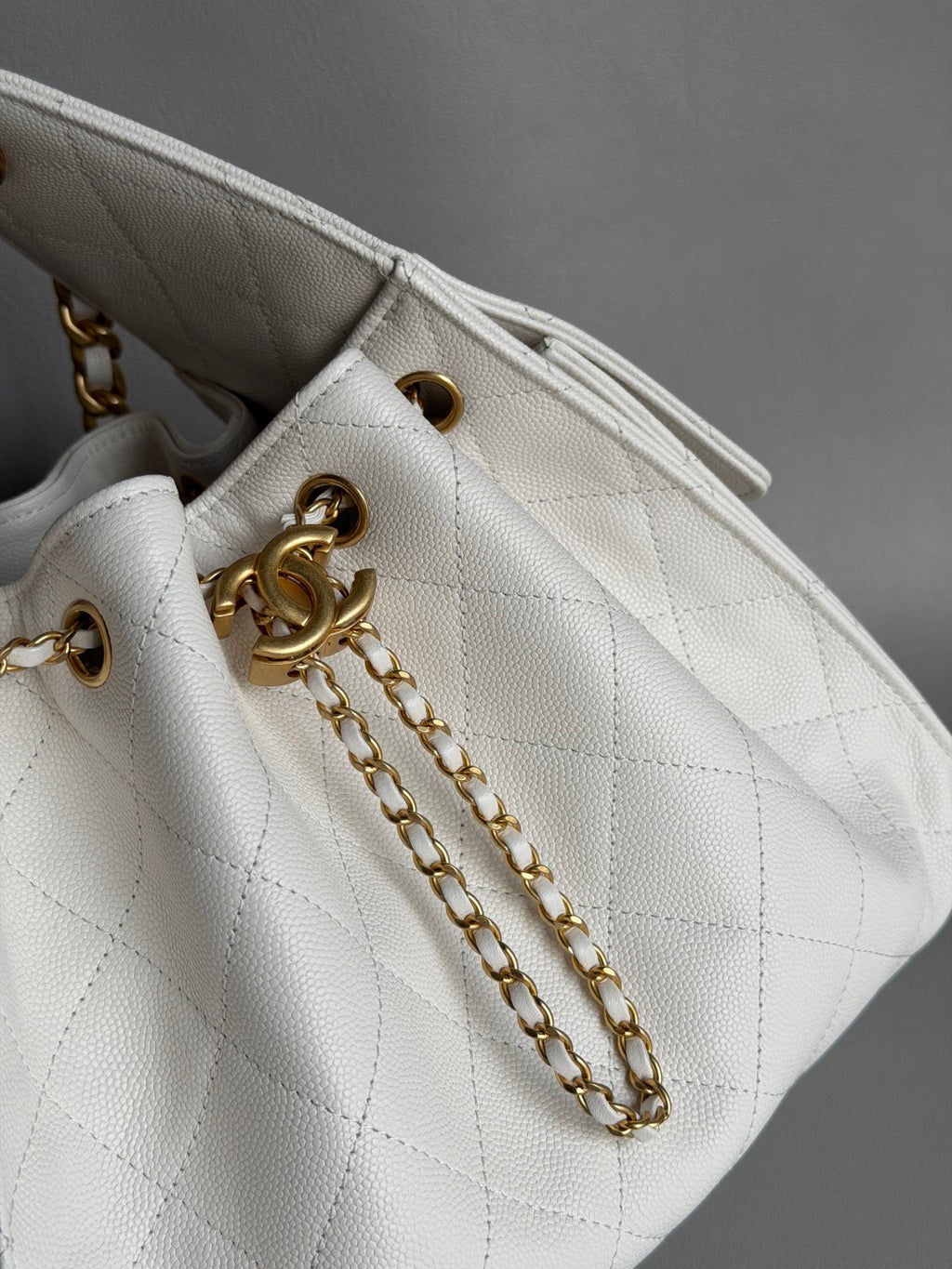 CHANEL-25BAG golden/sliver