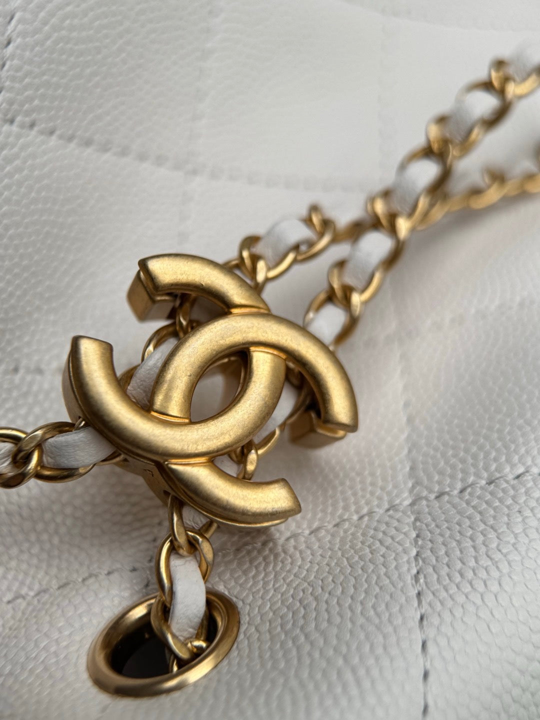 CHANEL-25BAG golden/sliver