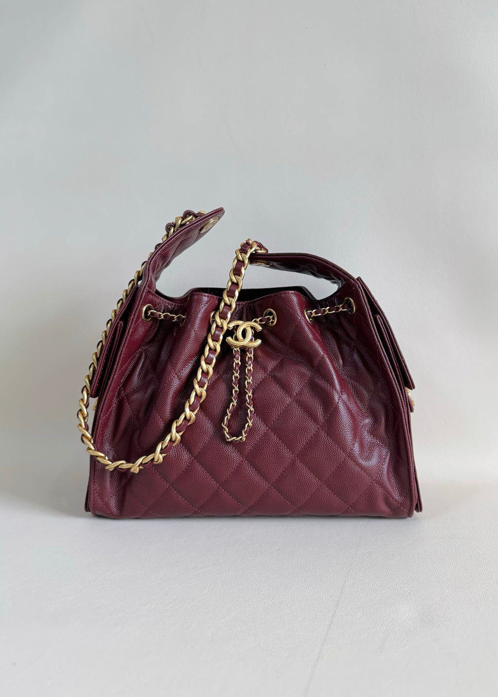 CHANEL-25BAG golden/sliver