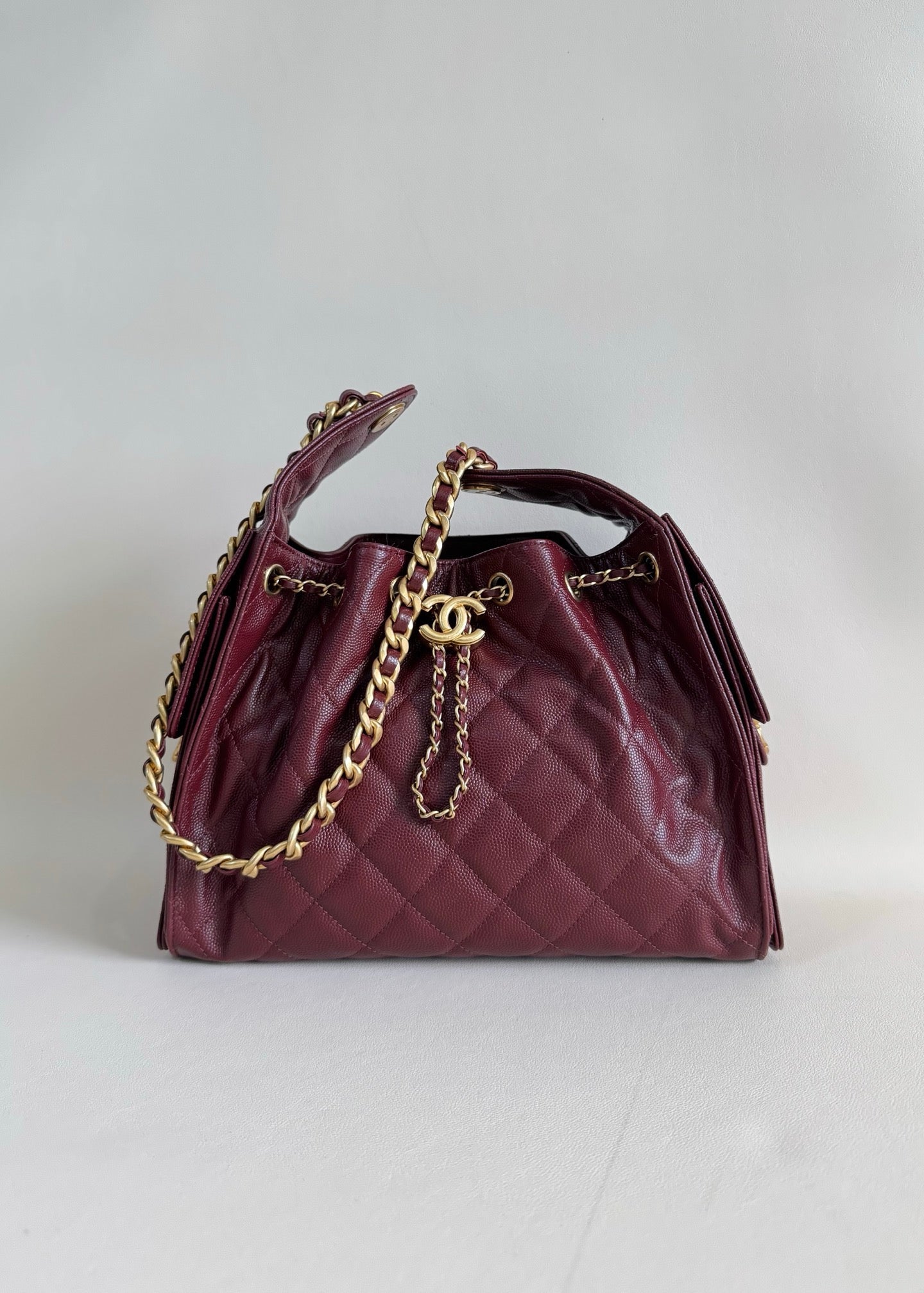 CHANEL-25BAG golden/sliver