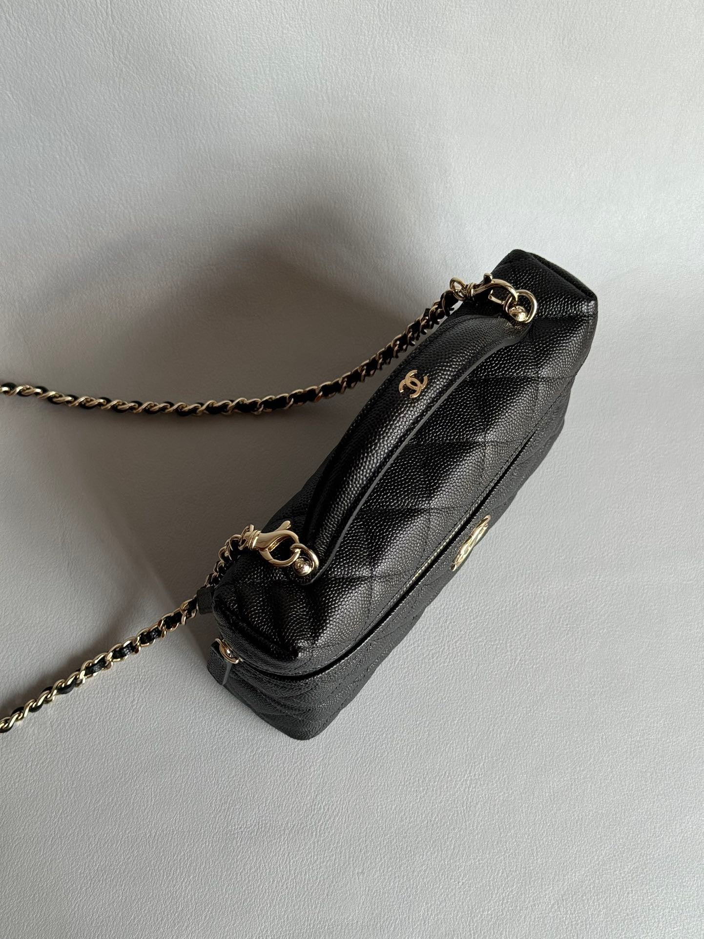 CHANEL-25S LP box golden/sliver