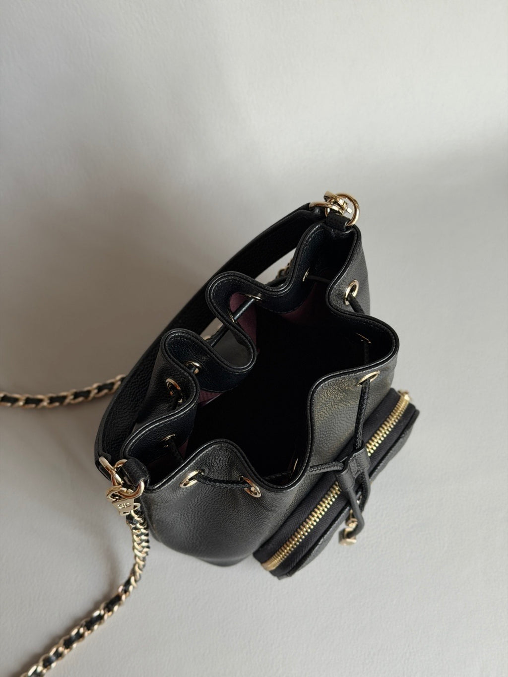 CHANEL-25B SMALL HOBO golden/sliver