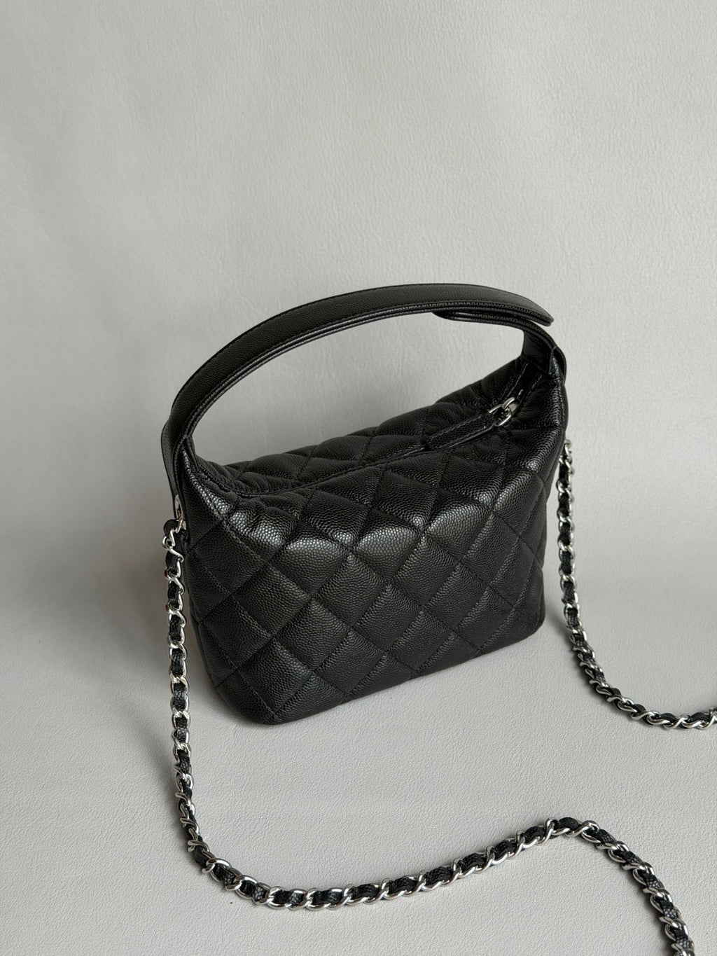 CHANEL-25B Starry Meteor Lunchbox Bag golden/sliver