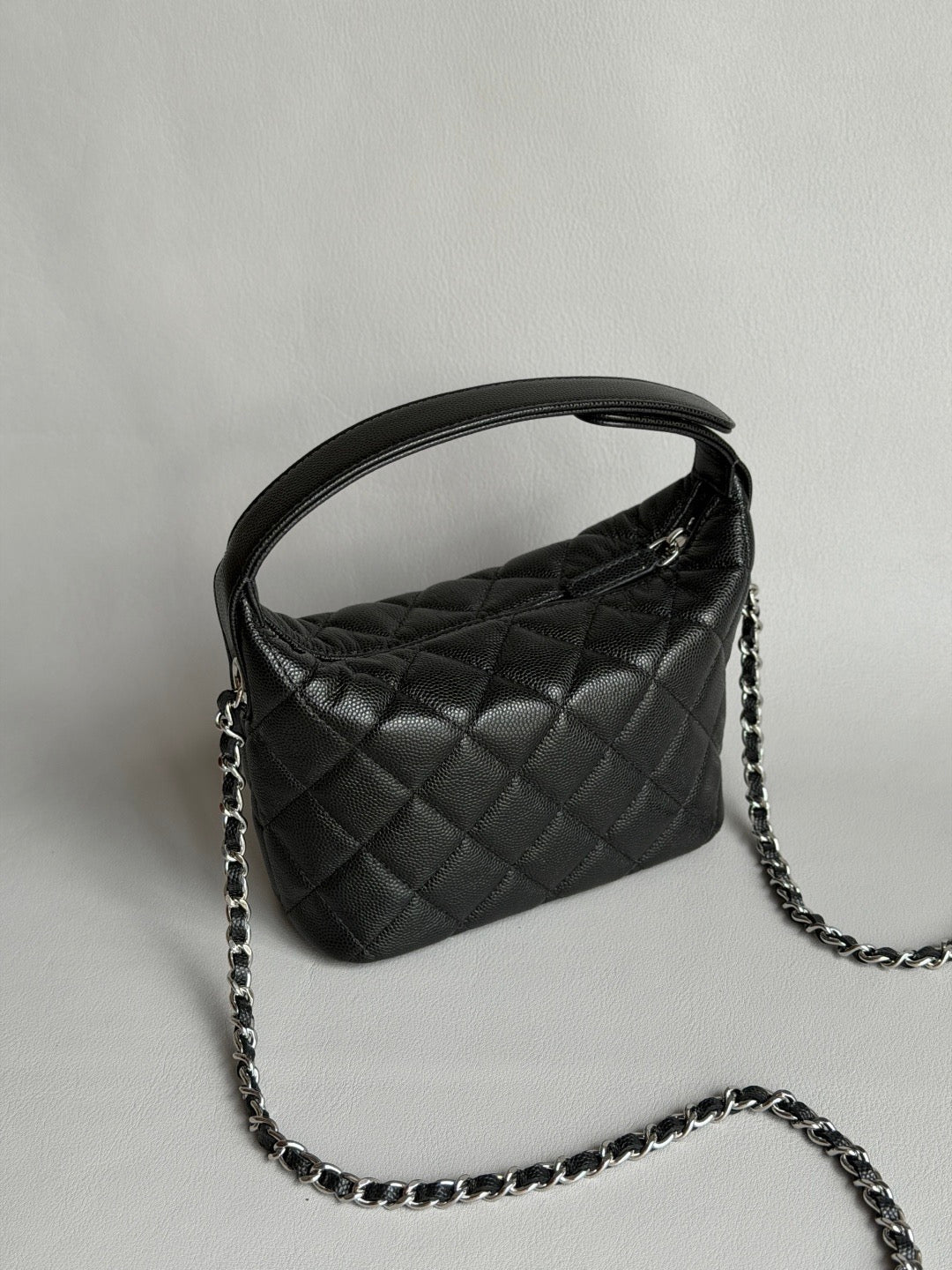 CHANEL-25B Starry Meteor Lunchbox Bag golden/sliver