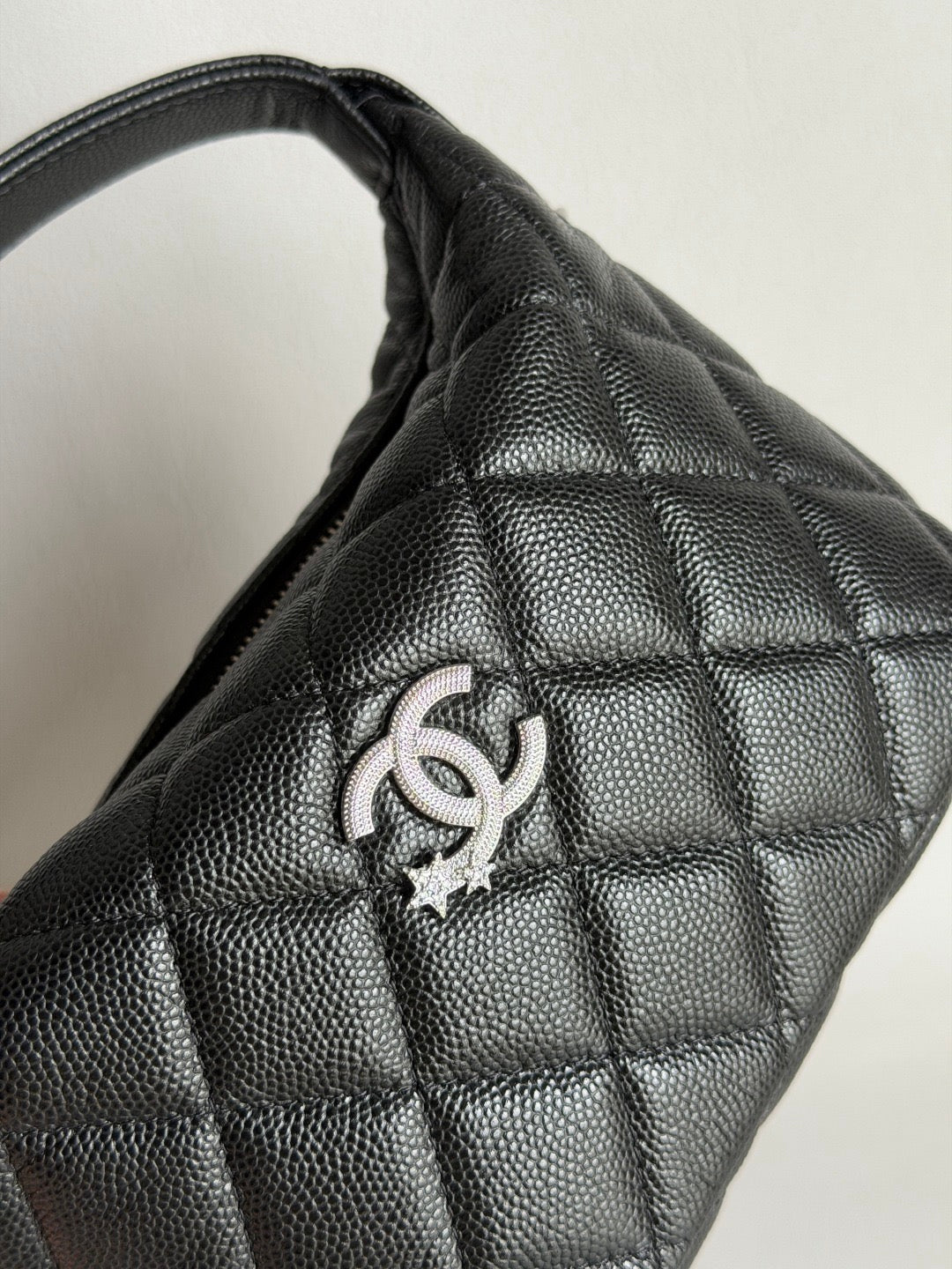 CHANEL-25B Starry Meteor Lunchbox Bag golden/sliver