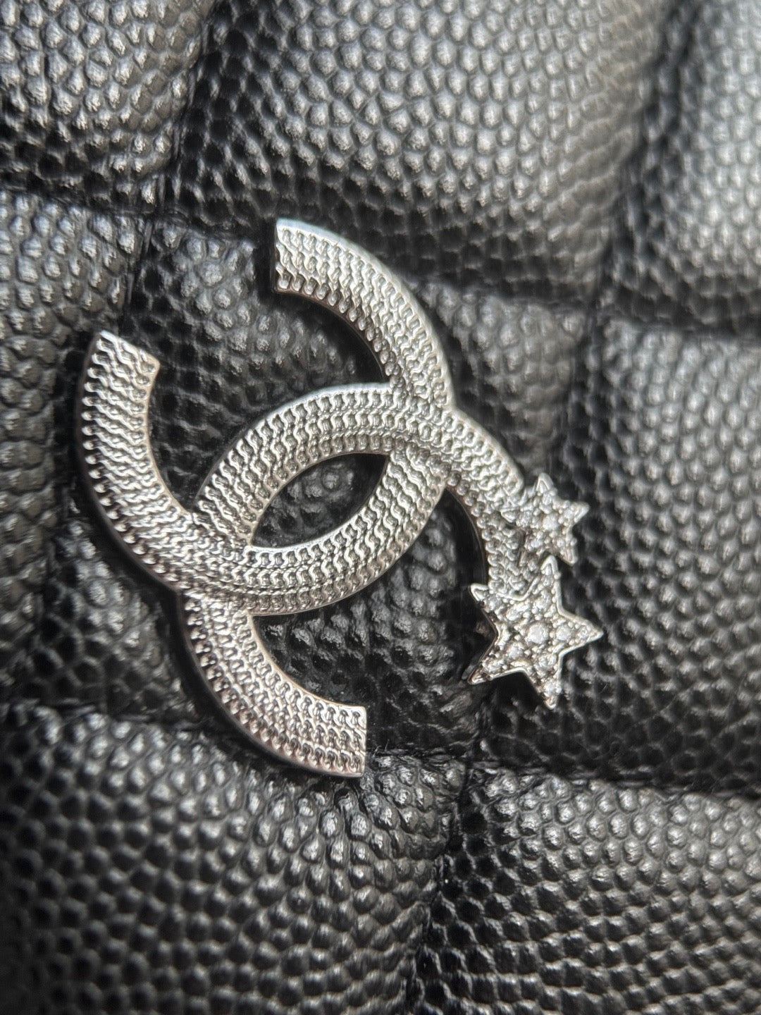 CHANEL-25B Starry Meteor Lunchbox Bag golden/sliver