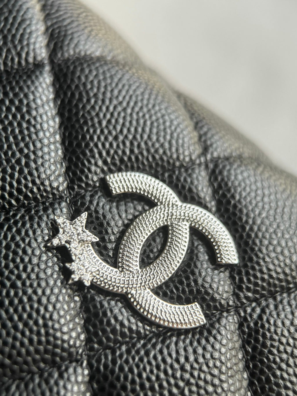 CHANEL-25B Starry Meteor Lunchbox Bag golden/sliver