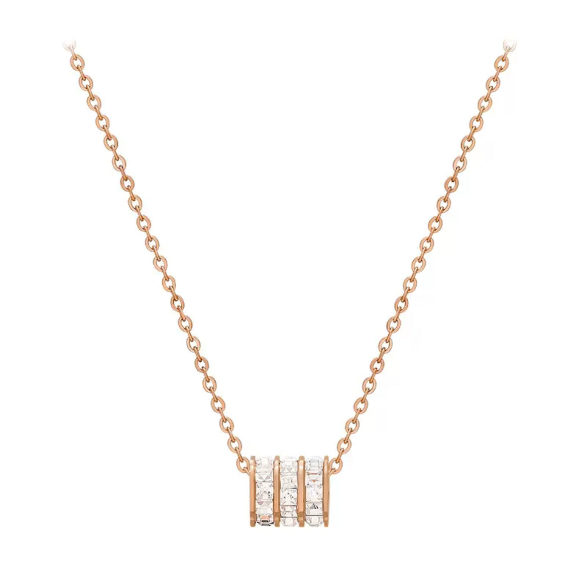 FENGSHUI - 39 Small waist necklace women selling new collarbone chain niche design sense, titanium steel jewelry.