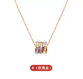 FENGSHUI - 39 Small waist necklace women selling new collarbone chain niche design sense, titanium steel jewelry.