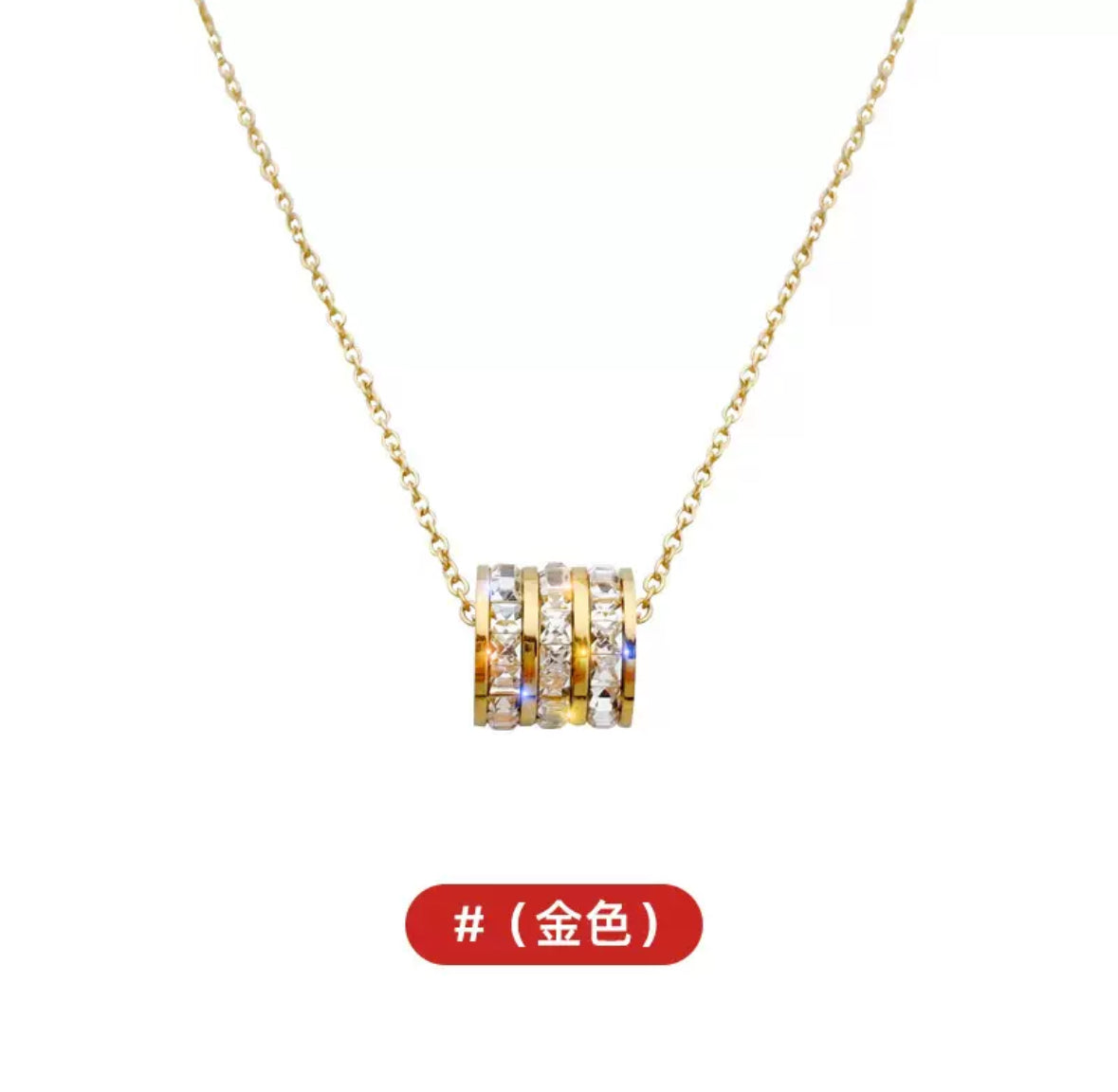 FENGSHUI - 39 Small waist necklace women selling new collarbone chain niche design sense, titanium steel jewelry.