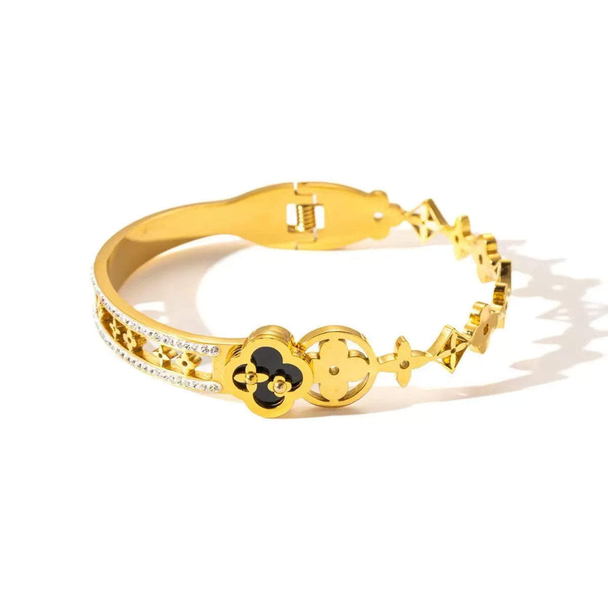 Fashionable four-leaf clover bracelet, women's spring bracelet