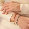 U-shaped bracelet for women and couples, the same style of chain bracelet for both men and women