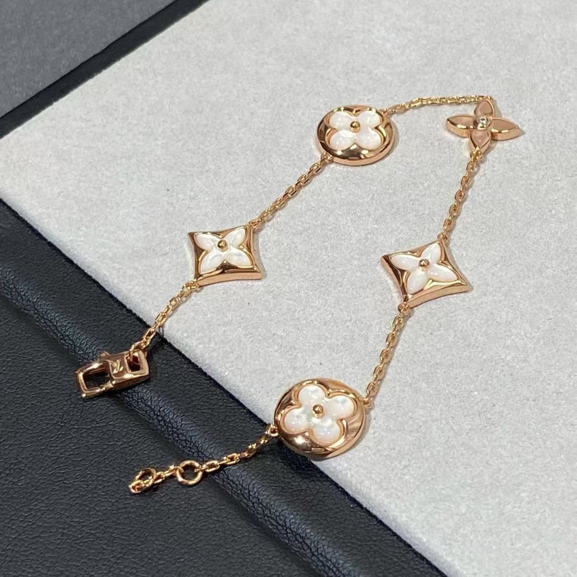 Diamond-shaped white mother-of-white light luxury versatile high-end bracelet