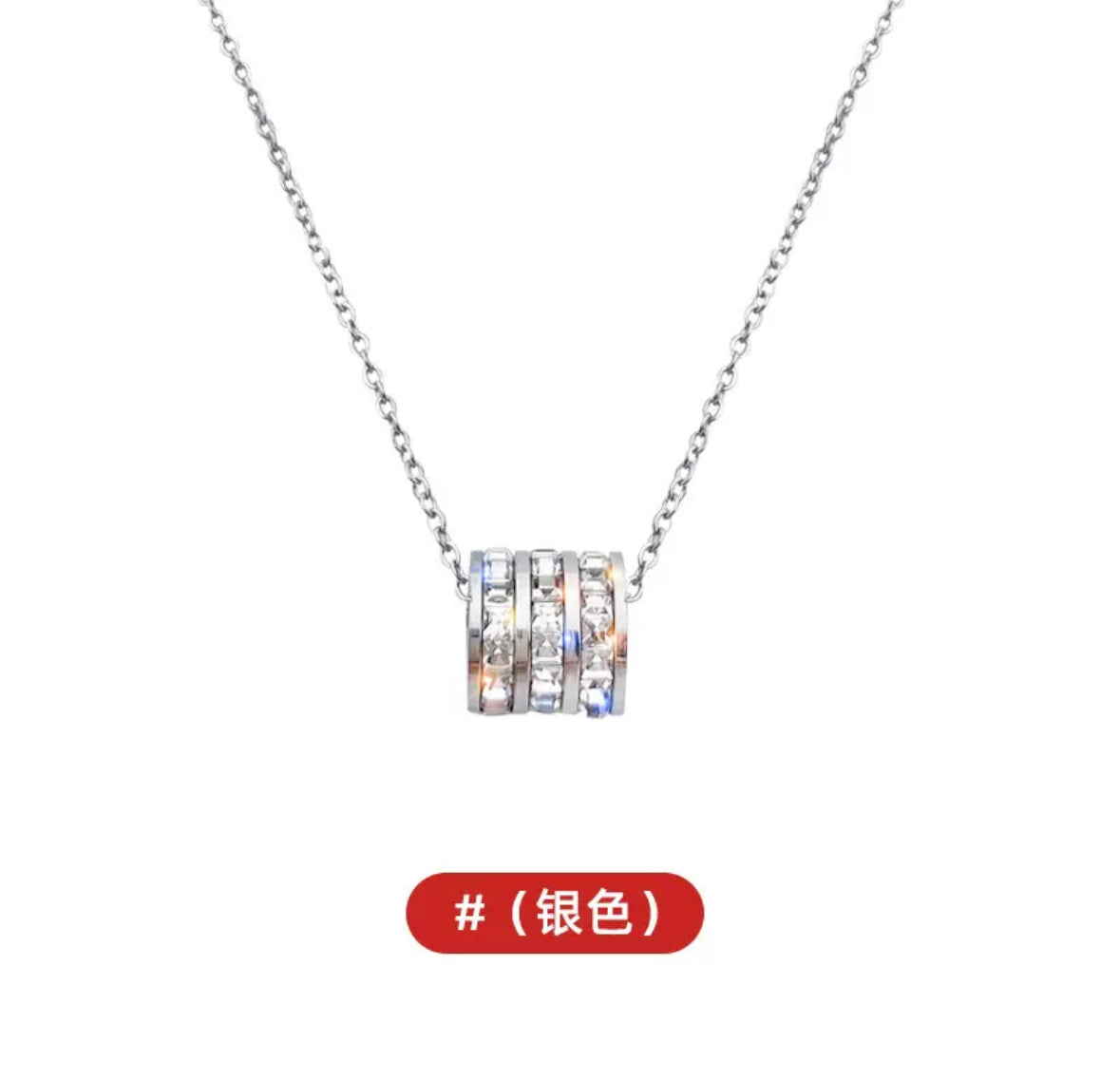 FENGSHUI - 39 Small waist necklace women selling new collarbone chain niche design sense, titanium steel jewelry.