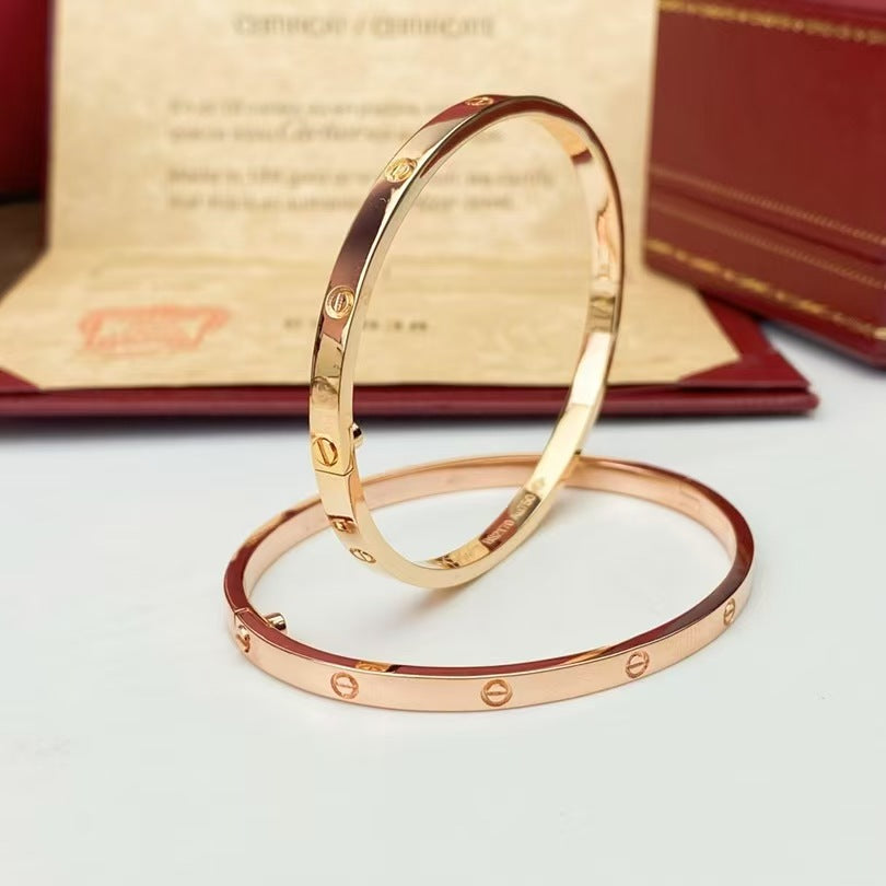 New titanium steel bracelet, snap-on nail jewelry, stainless steel wristband no diamond