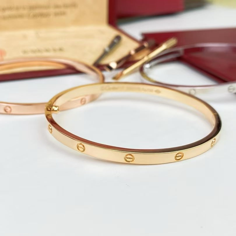 New titanium steel bracelet, snap-on nail jewelry, stainless steel wristband no diamond