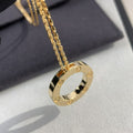 Light luxury, niche and high-end love Starry Sky Necklace, women's pancake collarbone chain.