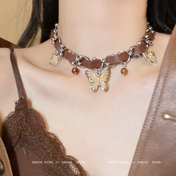 FENG SHUI - 16 vintage sunflower necklace niche design sense of high class