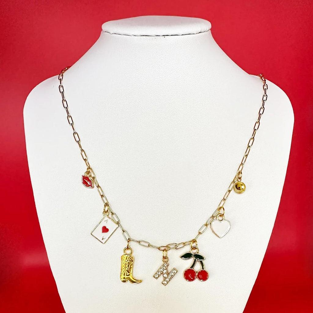 FENG SHUI - 22 New fashion women 26 English letters multi-element necklace