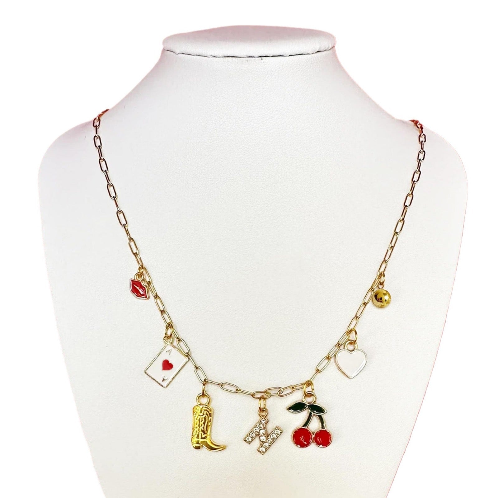 FENG SHUI - 22 New fashion women 26 English letters multi-element necklace