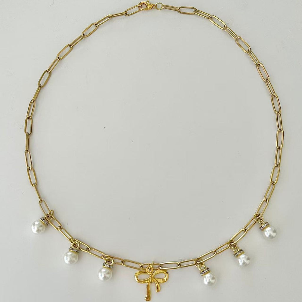 FENG SHUI - 30 New multi-layer imitation pearl necklace Pearl beaded pendant necklace