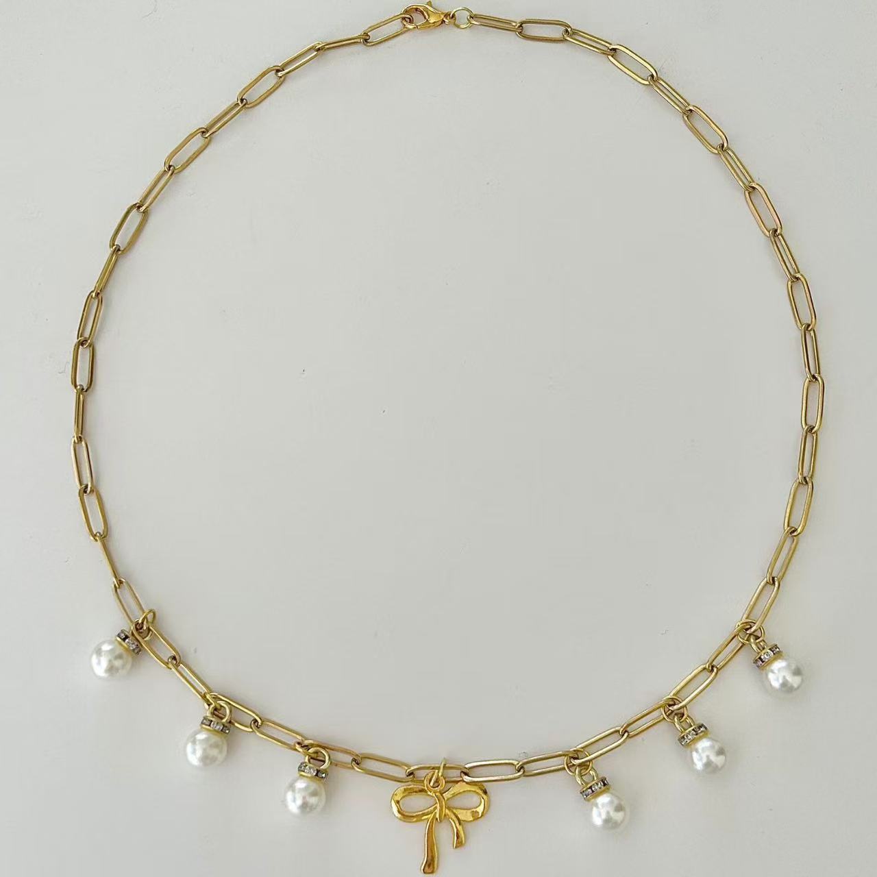 FENG SHUI - 30 New multi-layer imitation pearl necklace Pearl beaded pendant necklace