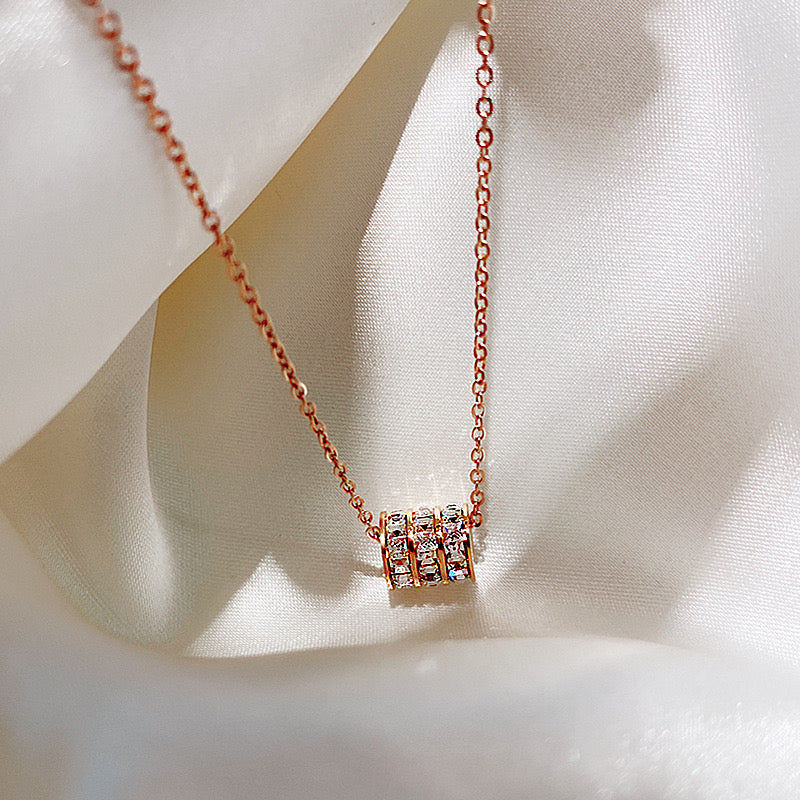 FENG SHUI - 31 Small waist necklace women's new collarbone chain niche design sense