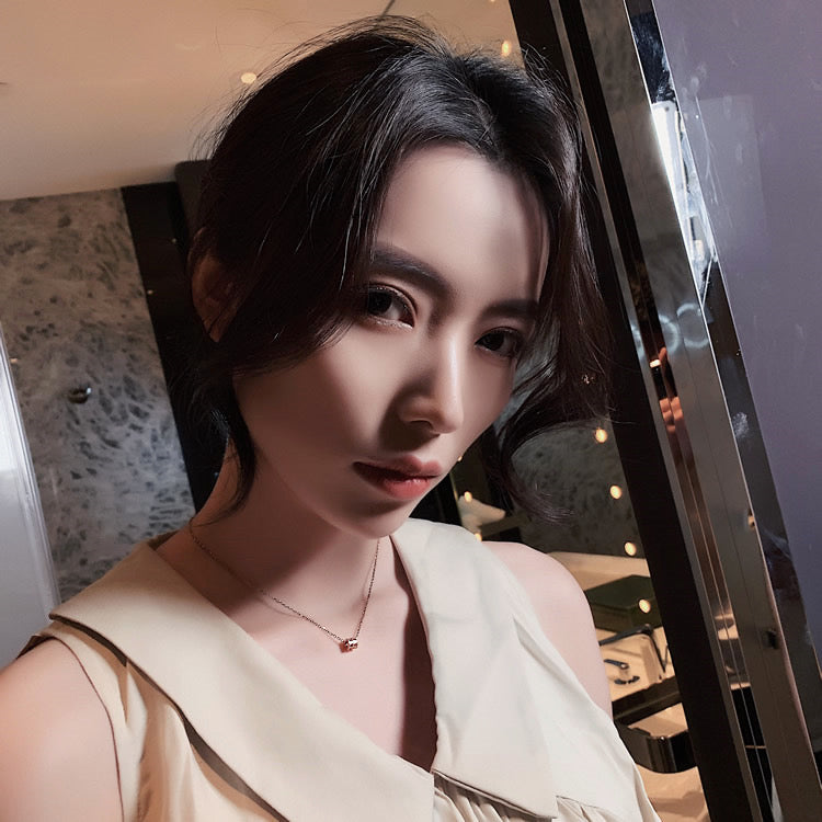 FENG SHUI - 31 Small waist necklace women's new collarbone chain niche design sense