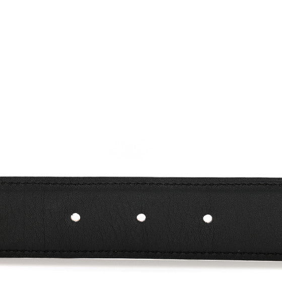 Epsom Swift 24mm Mini Constance Guilloche H Belt 80 32 Black Orange