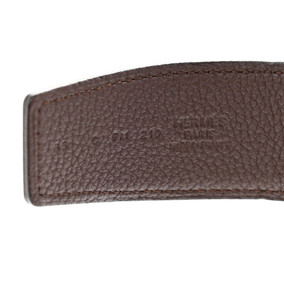 Togo 38mm Constance H Belt 85 34 Black Chocolate