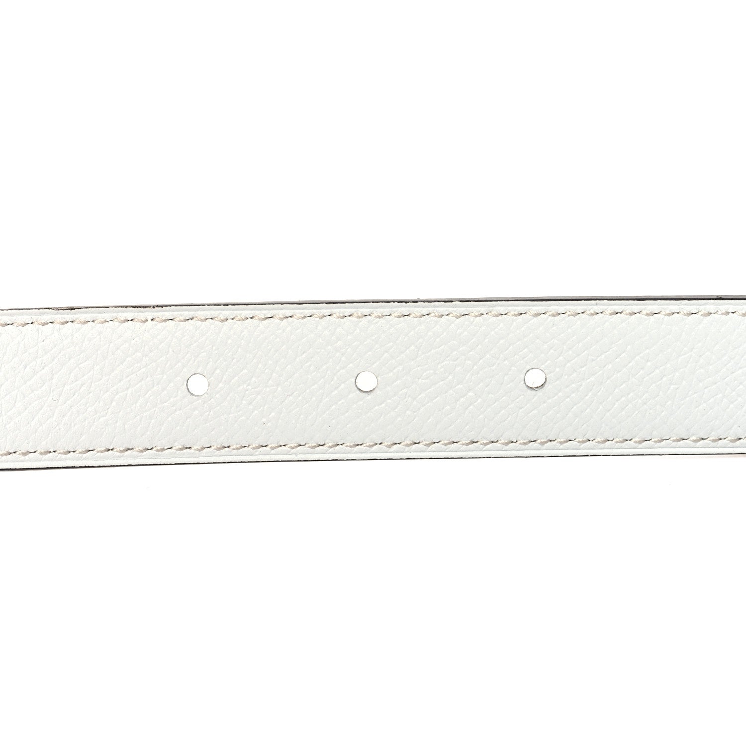 Epsom Swift 24mm Mini Constance H Belt 90 36 White Etoupe