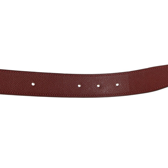 Epsom 32mm Striee H Belt 80 32 Gold Rouge H
