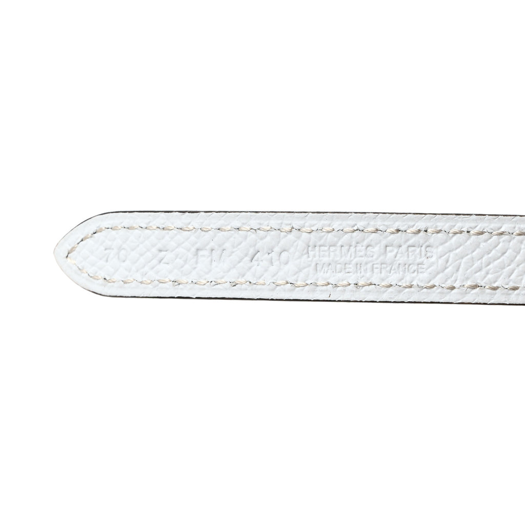 Epsom Swift 13mm H Medor Belt 70 28 White Etoupe