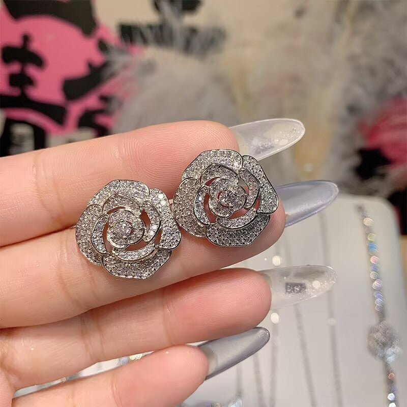 FENG SHUI - 34 Elegant luxury Camellia series necklace bracelet earrings bracelet