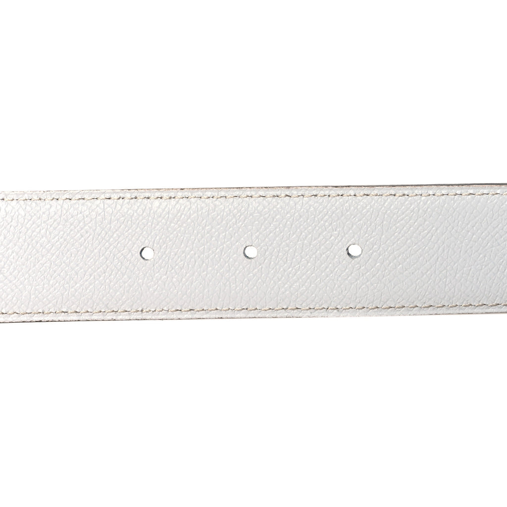 Epsom Belt 38mm 90 36 Bleu Indigo White Orange
