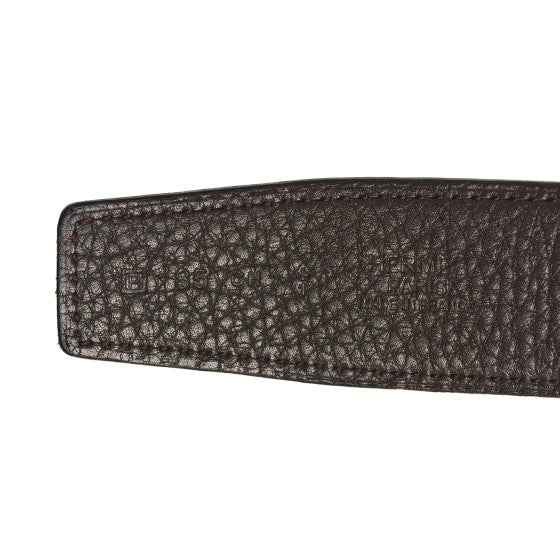 Box Togo 32mm Martelee H Belt 85 Black Chocolate