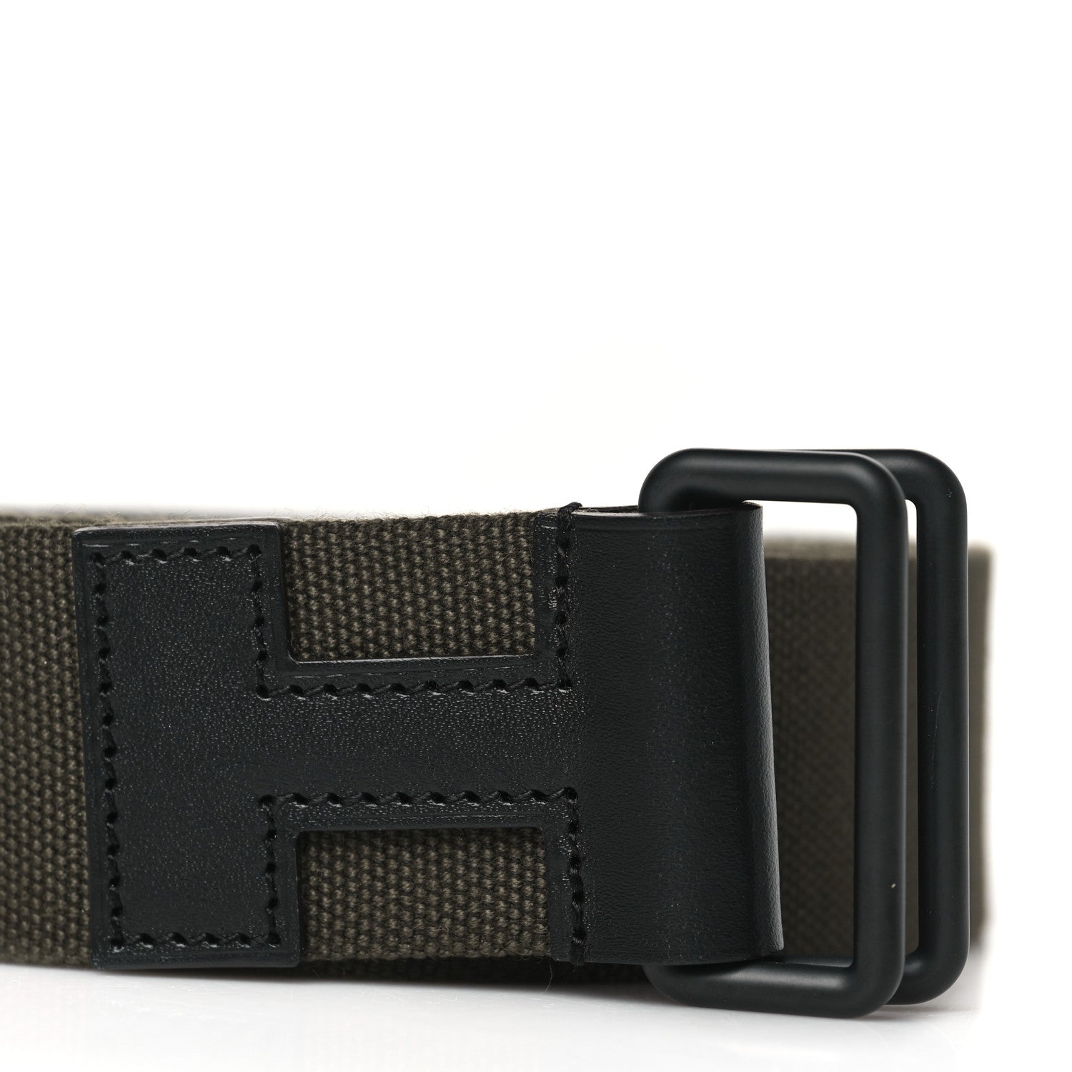 Natural Bridle Canvas Nomade 41 Belt M Khaki So Black