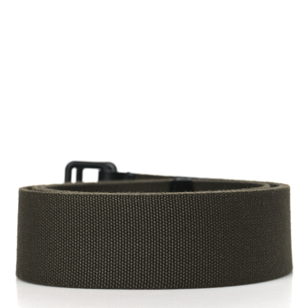 Natural Bridle Canvas Nomade 41 Belt M Khaki So Black