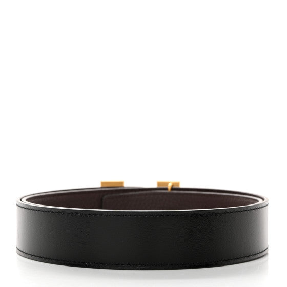 Box Togo Reversible 32mm H Belt Black Chocolate