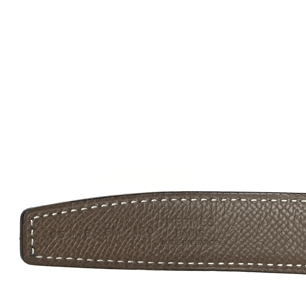 Epsom Swift 24mm Mors H Belt 95 38 Etoupe Black