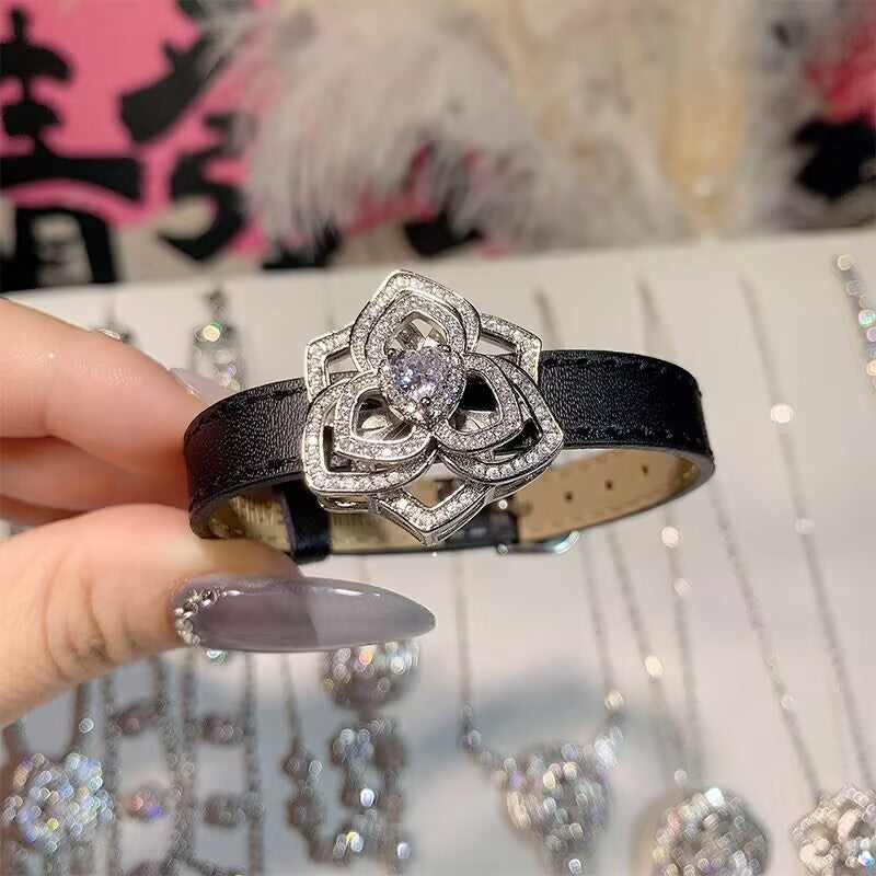 FENG SHUI - 34 Elegant luxury Camellia series necklace bracelet earrings bracelet