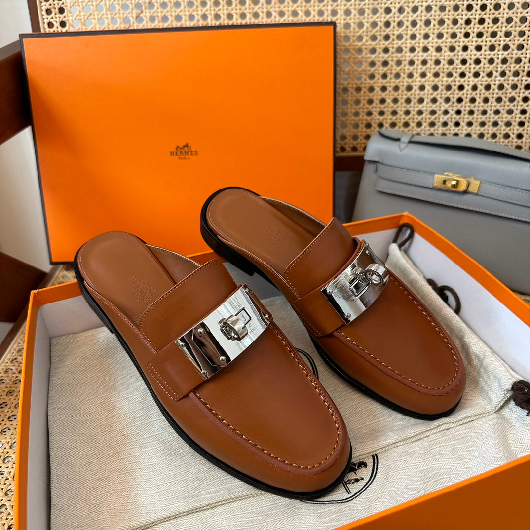 H calfskin iota mule