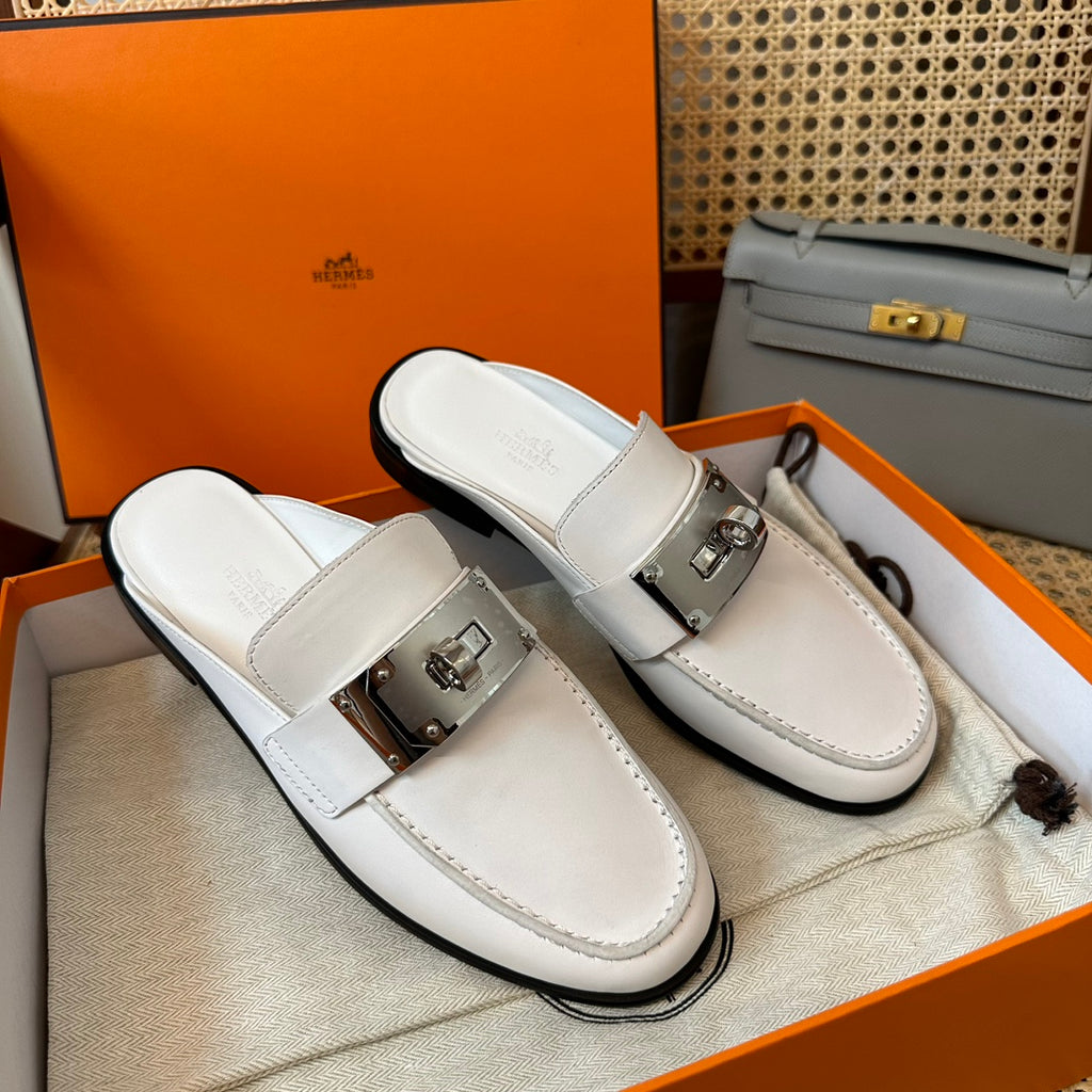 H calfskin iota mule