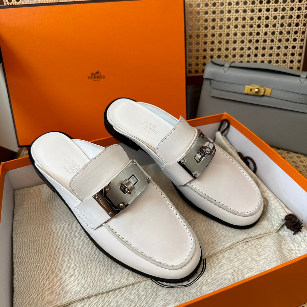 H calfskin iota mule