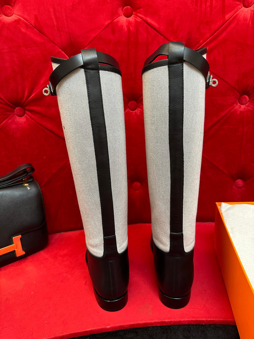 H funk kelly Canvas boots black