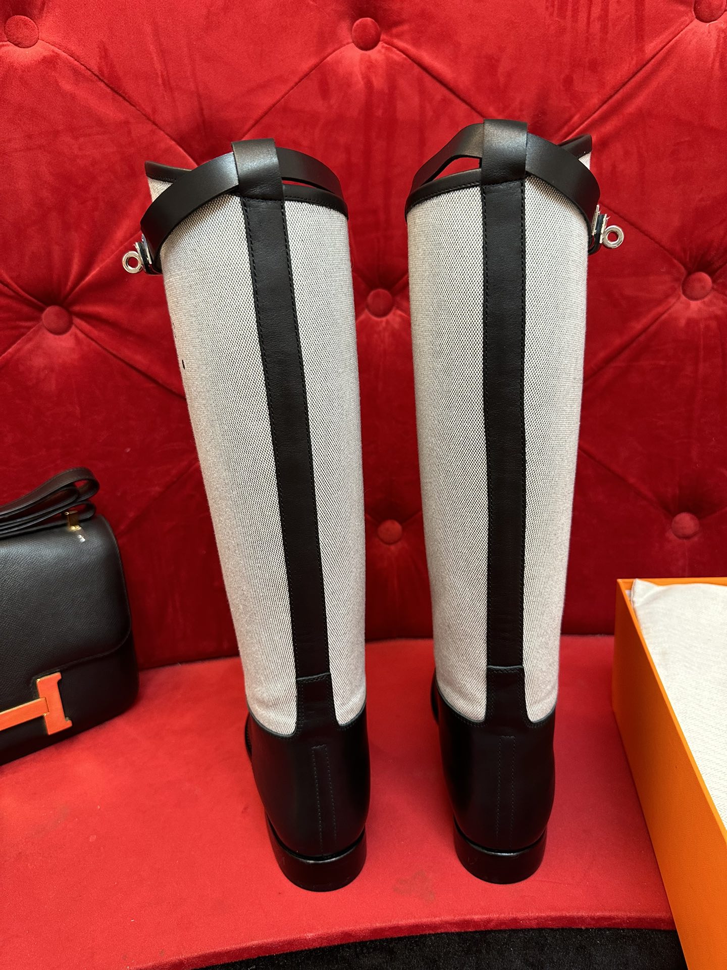 H funk kelly Canvas boots black