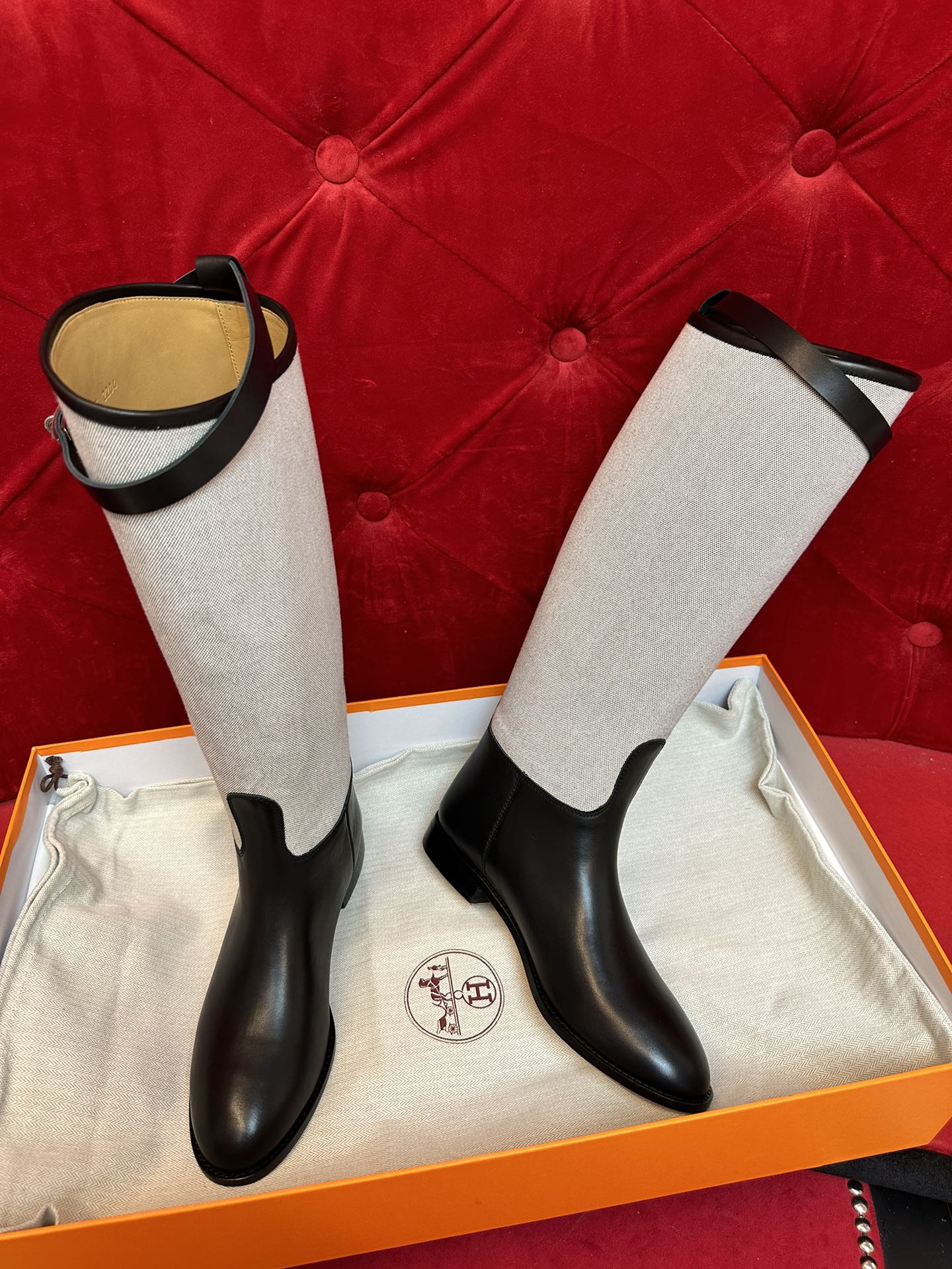 H funk kelly Canvas boots black