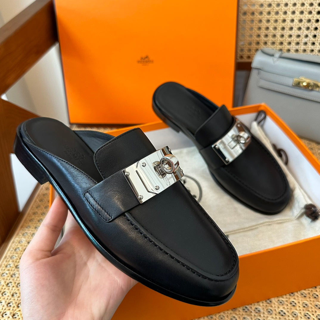 H calfskin iota mule
